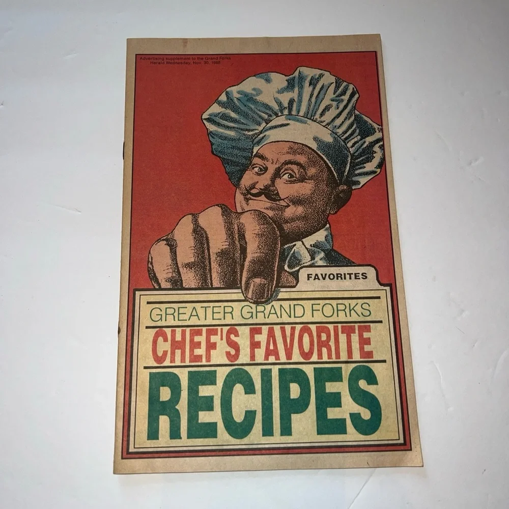 Vintage 1988 Grand Forks Herald Celebrations Cookbook Recipes Magazine Cook Book - Picture 1 of 6